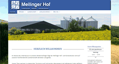 Desktop Screenshot of meilinger-hof.de