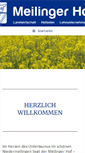 Mobile Screenshot of meilinger-hof.de